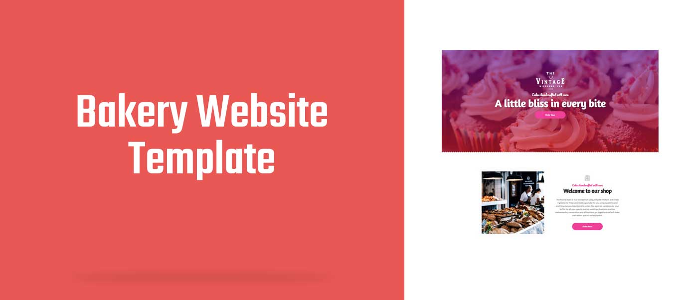 Bakery Website Template