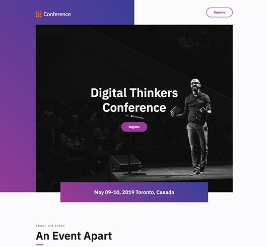 Conference Website Template