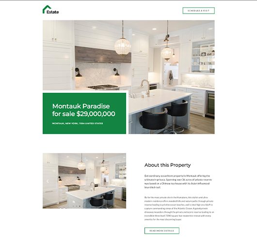 Estate Agent Website Template
