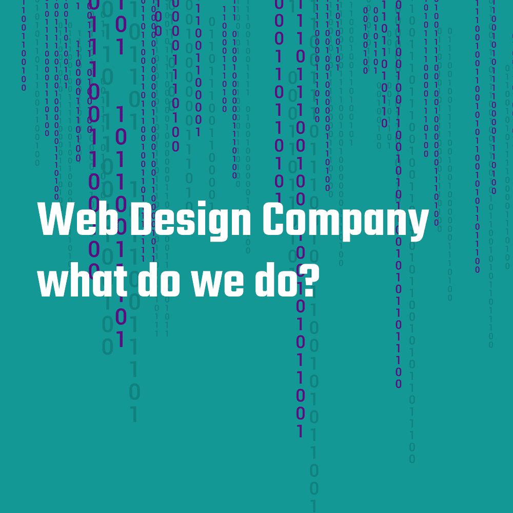 Web Design Company – what do we do?