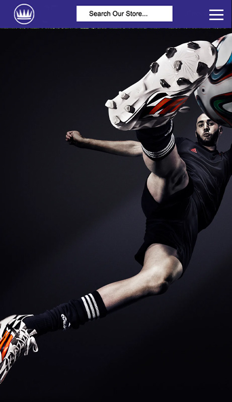 adidas Battle Pack World Cup Campaign app view