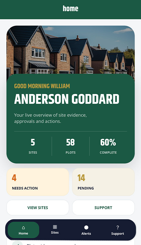 Anderson Goddard app view