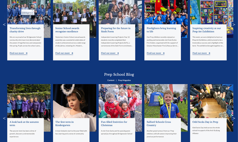 Interactive news and events