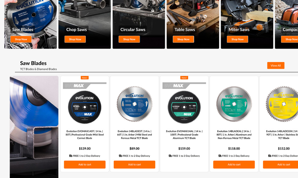 Shopify homepage redesign