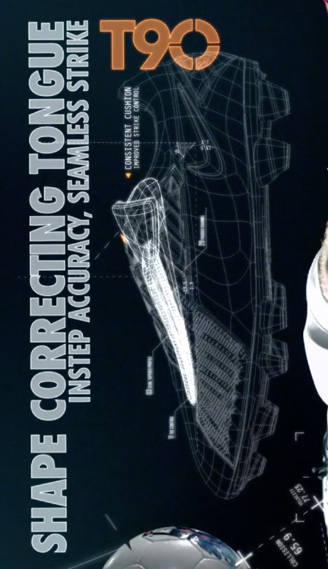 Nike Total 90 Laser IV app view